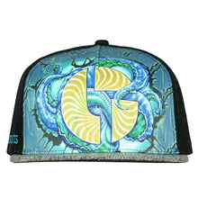 Load image into Gallery viewer, The Disco Biscuits X Gwen AP Octopus Snapback Hat