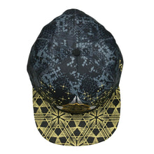 Load image into Gallery viewer, Celestial Serpent Black Snapback Hat
