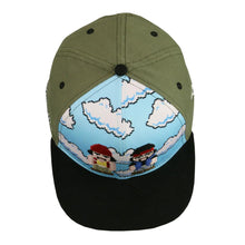 Load image into Gallery viewer, Cheech and Chong Super Bario Bros Green Snapback Hat
